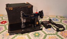 Rare 1st Run - 1933 Singer Featherweight 221 School Bell Sewing Machine