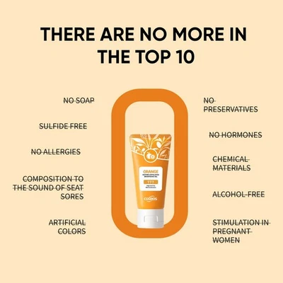 Orange Gesichtspeeling Exfoliating Gel Exfoliating Brightening Whitening Gel 50g - Bild 1 von 4