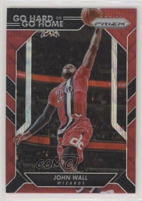 2016-17 Panini Prizm Go Hard or Go Home Ruby Wave Prizm John Wall #1 g0d
