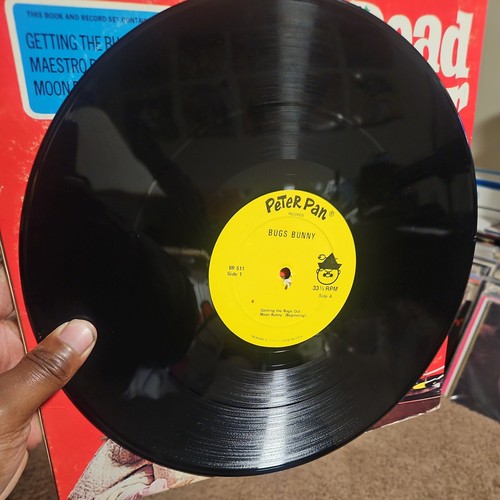 Bugs Bunny Book & Record Vinyl LP Peter Pan RARE Records - Picture 3 of 5