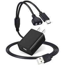 Dog Shock Collar Charger Fit for Jugbow/Delupet/Yawpet 3 feet, Black