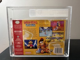 Diddy Kong Racing Nintendo 64 VGA 85 + NM + Factory Sealed New 1997 Vintage 