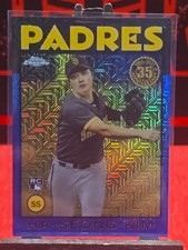 2021 Topps 35th Anniversary Ha-Seong Kim /150 Rookie Card Padres Rays. rookie card picture
