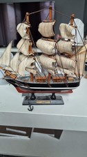 Cutty Sark 1869 Vintage Wooden Model Ship 32.5cm High SHIP