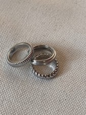 CALVIN KLEIN JEANS ANELLO ACCIAIO -