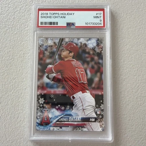 2018 Topps Holiday Shohei Ohtani Rookie PSA 9