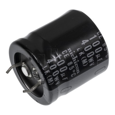 400V 100uF 85C 25x25mm Original Nichicon Snap In Electrolytic Capacitor