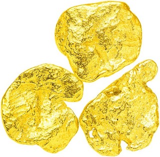 0.5441 Gram Alaska Natural Gold Nuggets (#81040) 3pcs Alaskan Gold Nuggets