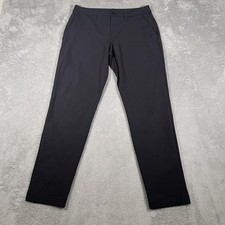 Lululemon ABC Pants Mens 30 Black Slim Fit Trouser Warpstreme 4-Way Stretch Golf