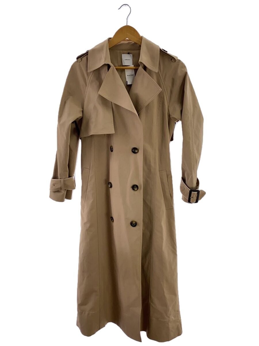Ameri Trench Coat/Free/Polyester/Cml/Plain/019174… - image 1