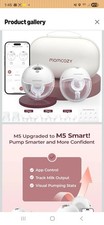 Momcozy M5 Smart APP Controlled Wearable Breast Pump, 3 Modes 9 Suction Levels