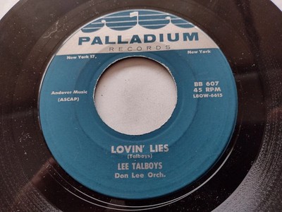 USA!!! LEE TALBOYS Lovin' Lies / When It's Darkness On The Delta 1960 45
