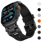 Metal+Silicone Band Strap For Apple Watch Series 11 10 9 8 7 6 5 4 SE Ultra 3 2