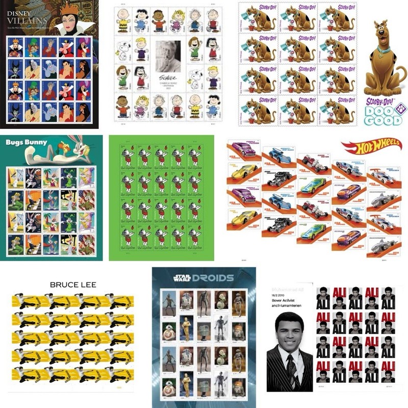 USPS Forever Stamp 9 Sheet Lot Different Styles 168 Stamps Total