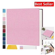 Luxe 60-Page Self-Adhesive Photo Album - Ideal for Family and Wedding Memories