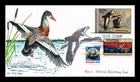 Dr Jim Stamps $12.50 Black Bellied Whistling Duck FDC Larry Huber Hand Painted