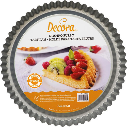 , 0070030 Stampo Furbo per Crostata, in Acciaio Antiaderente, Tondo Ø 24 X 3 Cm, - Foto 11 di 12