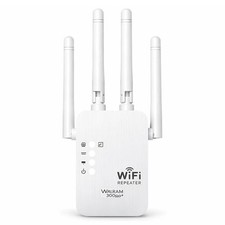 RIPETITORE WIFI 300MBPS 2.4GHZ 802.11N AMPLIFICATORE SEGNALE RANGE EXTENDER