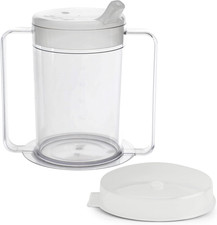 12Oz Adult Sippy Cup with Handles - Independence Sip Cups for with Limited Mobi