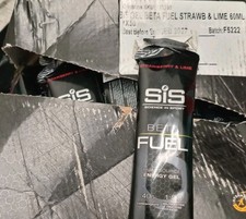 SiS Beta Fuel Energy Gel 30 Pack – Strawberry & Lime 60ml, 40g Carbs Each 2027