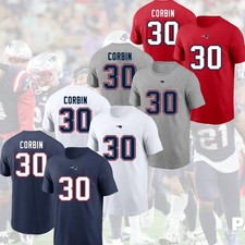 NEW ITEM! Jashaun Corbin #30 New Eng.land Pa.triots 2025 Name & Number For Fans