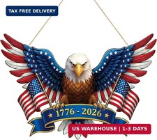 250 Anniversary 4Th of July Decoration Door Wreath for Front Door Sign Patriotic