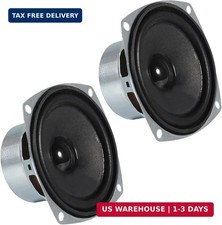 2Pcs 10W 3inch Loud Speaker 78MM 3" 8 Ohm Bass Speaker Audio Sound Home Theater