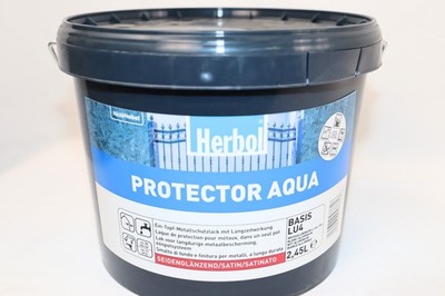 HERBOL Protector Aqua   2,45 L (Basis LU4 / Tönbasis) | Metalllack Rostschutz |