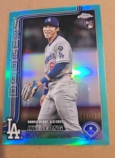2025 Topps Chrome Update Series Hyeseong Kim #USC149 Green Rookie Dodgers #/199