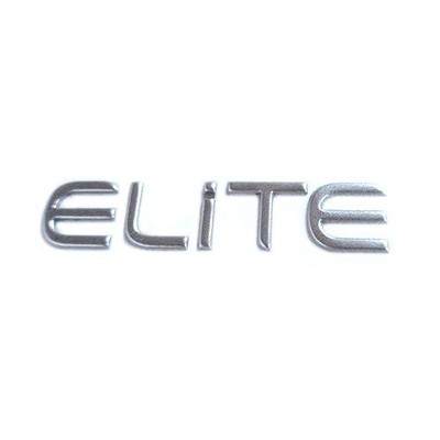 E-Z-GO OEM ELiTE Branding Decal 10007728 for Golf Carts Powertr Elite Silver