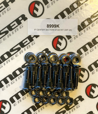 MOSER ENGINEERING 3/8-24 for Ford 9in Center Section Stud Kit- 8999K