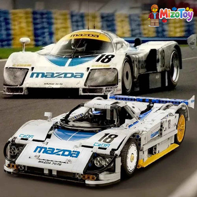 CaDA Mazda 787B Sports car Building Blocks Technic 1:10 1797Pcs Brick Set