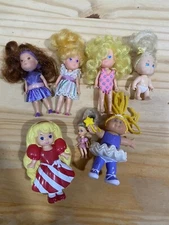 Vintage Doll Lot Of Wish World Dolls, Quints, Cabbage Patch And More