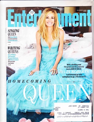 ENTERTAINMENT WEEKLY----JULIA ROBERTS COVER #1------NOVEMBER 2 2018