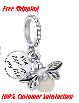 Authentic Pandora Glow in the Dark Firefly Dangle Charm