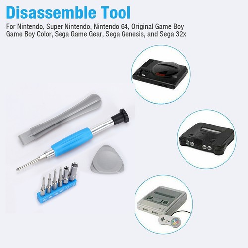 10 in 1 Nintendo Switch N64 NES Wii Triwing Screwdriver Security Repair Tool Kit - Picture 4 of 9