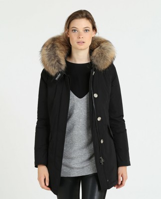 woolrich parka nero
