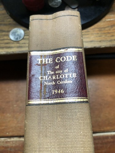 The Code Of The City Of Charlotte North Carolina 1946 - Picture 2 of 9