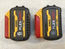2 New Dewalt DCB606 Flexvolt 20V / 60V Max 6.0Ah Lithium Ion Batteries DCB606-2