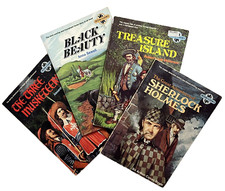 Lot of 4 Now Age Picture Classic Comics 1981 PBs Treasure Island Pendulum Press
