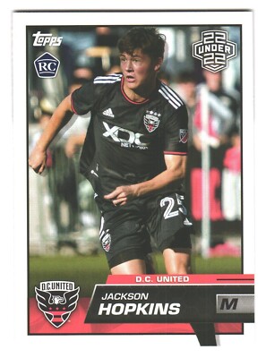 2023 Topps Flagship MLS Soccer D.C. United Jackson Hopkins