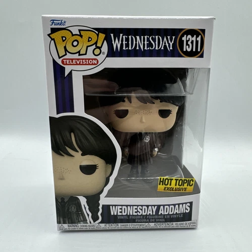 Funko Pop! Netflix Wednesday Addams Metallic #1311 Hot Topic Exclusive