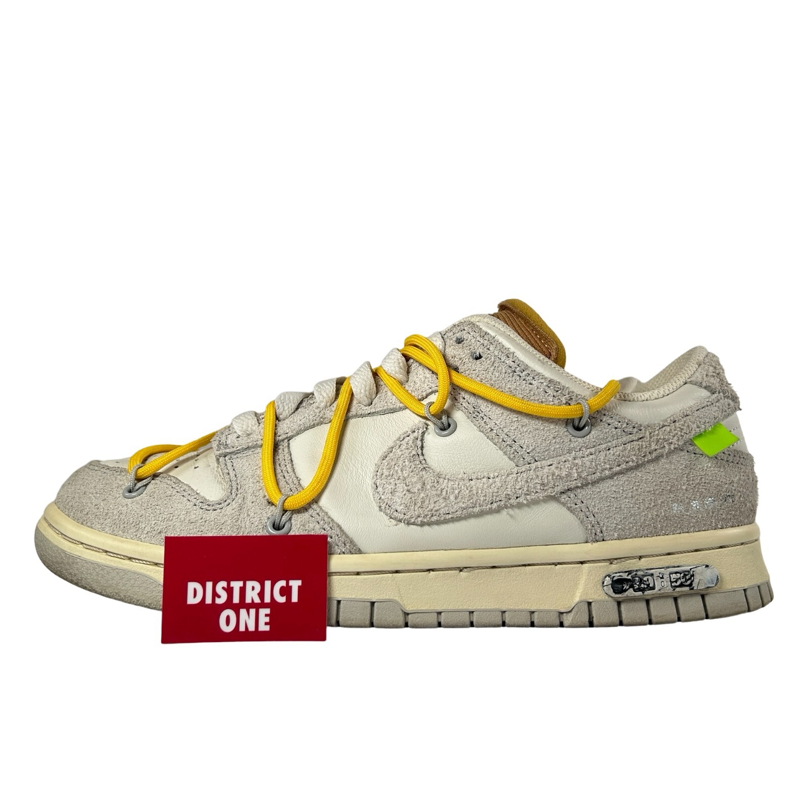 OFF WHITE X NIKE Bianco sporco x Nike Dunk Low 39 Of 50 Taglia 6 5 DJ0950 109