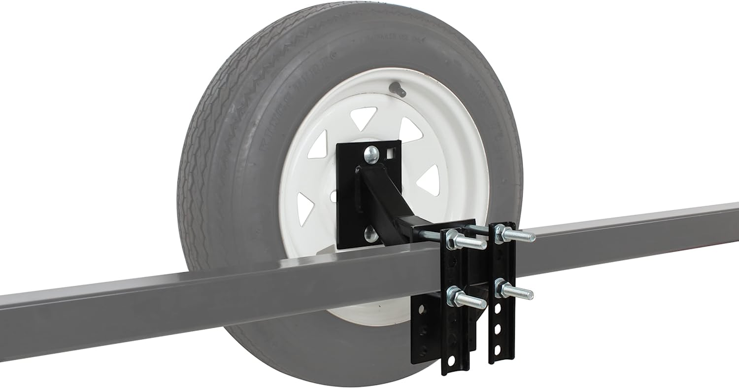 Boat & Utility Enclosed Trailer Spare Tire Mount Carrier Wheel Cargo