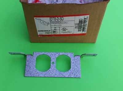 Wiremold DTB-2-SD Comm Brkt Suttle Duplx  ( 10 pcs. per Box )