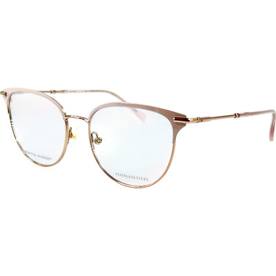 Rebecca Minkoff Lilly 4 Womens Metal Eyeglass Frame 0AU2 Red Gold 53-17