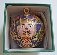 3.5" Enamel Art Glass / Plastic & Metal ORNAMENT bulb - 2003, 519 / 1000