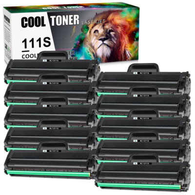 10 PK Toner Cartridges for Samsung Xpress MLT-D111S MLTD111S 111S M2022W M2070W