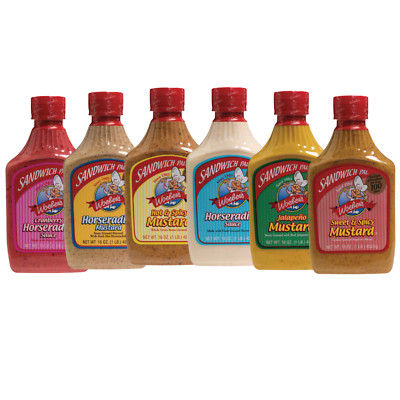 Woeber's Variety Horseradish & Mustard | Sandwich Pal | 16oz | Mix & Match