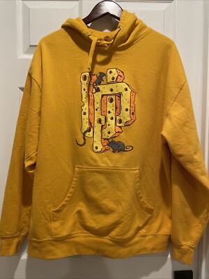 Undercover Prodigy Hoodie Mens XL Yellow Mouse Hiphop Streetwear